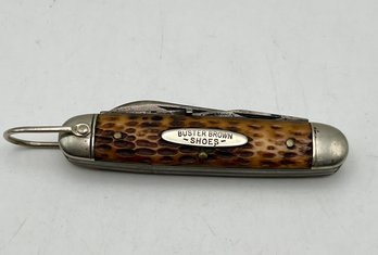 Vintage Buster Brown -shoes- Pocket Knife