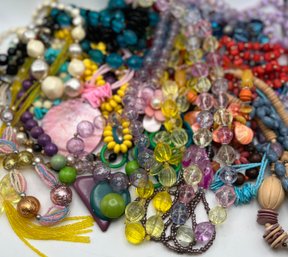 Large Lot Vintage Necklaces 25
