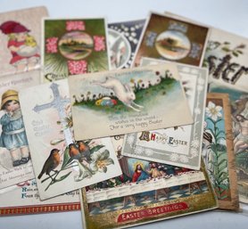 Early 1900s Easter Post Card Lot