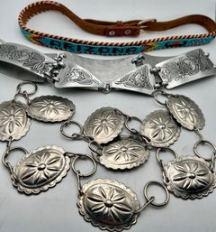 3 South West Style Vintage Womens Belts