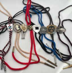 Bolo Ties Lot Of 8