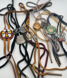 Bolo Ties Lot Of 10