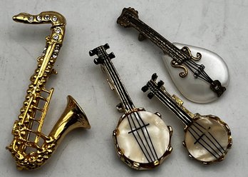 Musical Instrument Pins