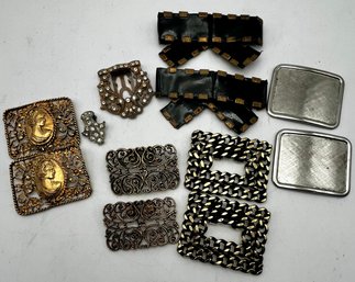 Shoe Clips 5 Pairs & 2 Single Fur Clips