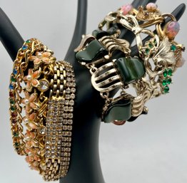 Gold Tone  Vintage Bracelets