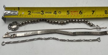 4- Marked Sterling 925 Bracelet Lot