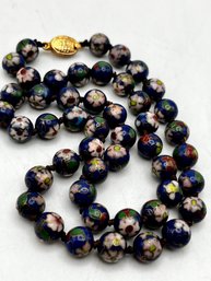 Vntg Cloisonn  Necklace