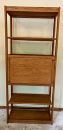 Adjustable Shelves With Drip Front Storage / Desk