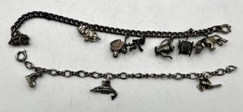Charm Bracelets - Bell Sterling & UCLA Bear & Other Mix