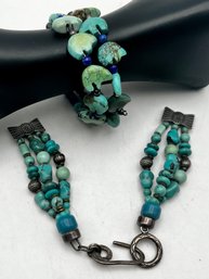Turquoise Bear Bracelet  & Turquoise Watch Band
