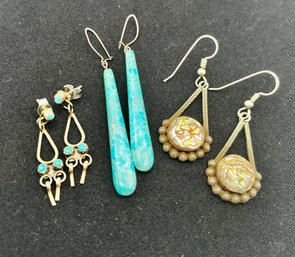 Vintage Zuni, Other Turquoise & MOP Earrings