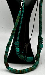Turquoise & Liquid Silver Necklace