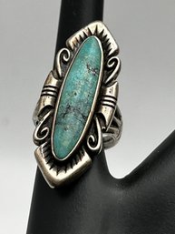 Vintage Sterling Turquoise Ring