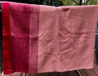 Vintage St. Marys 100% Wool Blanket