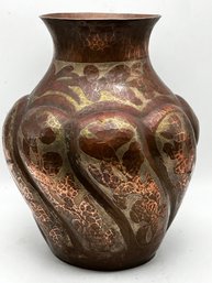Vintage Hand Hammered Copper Vase