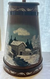Wood Hand Painted Churn & Dasher
