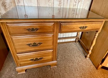 Sumter Cab Co. Small 4 Drawer Wood Desk