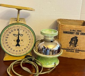 Vintage Way Rite Scale And Hankscraft Egg Cooker