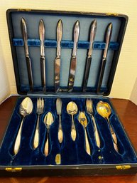 Vintage Community Plate Flat Ware Set 28pc