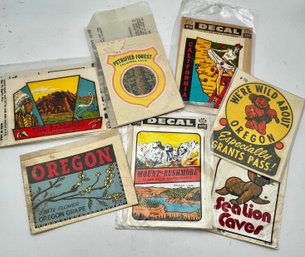 Vintage Travel Decals