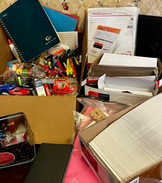 Box Lot Home Office Supplies