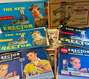25 Erector Set Manuals 1938-1959