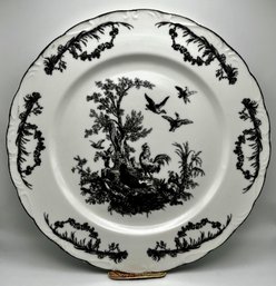Aux Au Provence Rooster Lg Plate French Country