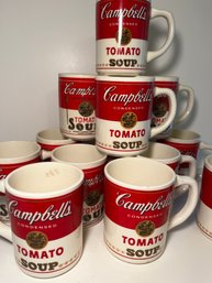 Vintage Campbells Tomato Soup Mugs USA 13 Mugs