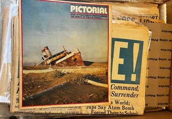 Old 1950s News Papers