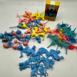 Vintage Birthday Candle Holders -