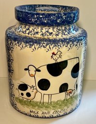 Cookie Jar Cow, Pig & Chickens