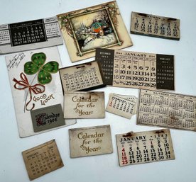 Old Vintage Small Calendars  Lot