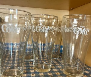 Vintage -enjoy Coke Coca Cola Glasses