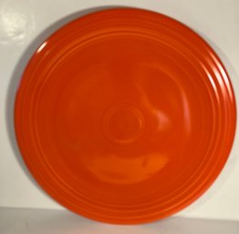 Vintage Large Orange Fiesta Round Platter