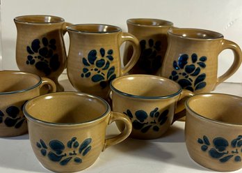 8 Pc Pfaltzgraff Mugs