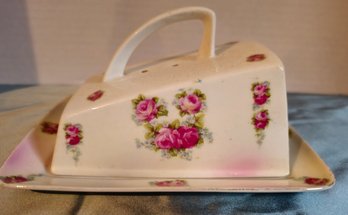 German Cheese Dish/dome Butter Vintage
