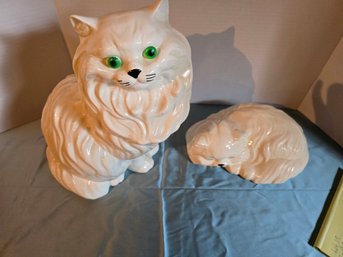 Vintage Persian Ceramic Cats 2