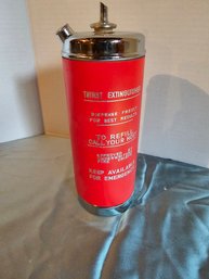 Vintage Cocktail Shaker Fire Extinguisher