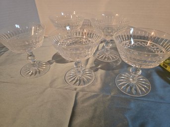 Lot Of 6 Waterford Champagne Glasses