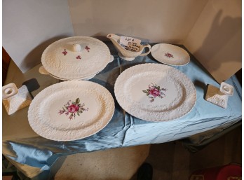 Beautiful Spode Bone China England Bridal Rose Y2862