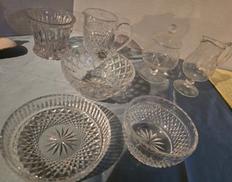 Mixed Crystal And Etched Glass Lots