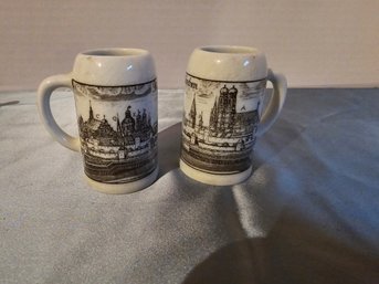 VINTAGE MINI 2.5' BEER MUG SHOT GLASS ALTENKUNSTADT GERMANY