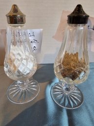 Waterford Salt And Pepper Shakers