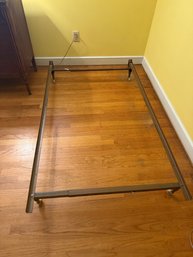 Vintage Twin Size Metal Bed Frame On Casters  1 Of 2 Available**