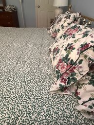 Waverly Floral Design King Comforter, Sheets, Shams, Bedskirt