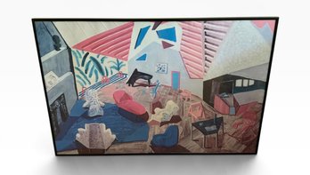 David Hockney Metropolitan Museum Of Art Print 36'x24'
