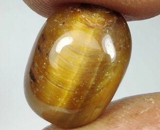 Natural Tiger Eye Oval Cab, 6.02 Ct, Origin - Burmese