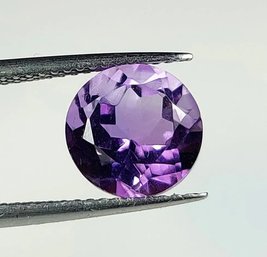 Natural Purple Amethyst Round Cut, 2.80 Ct, Origin-Brazil