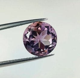 Nice Light Catching Bicolor Ametrine Round Cut, 3.90 Ct, Clarity-VVS