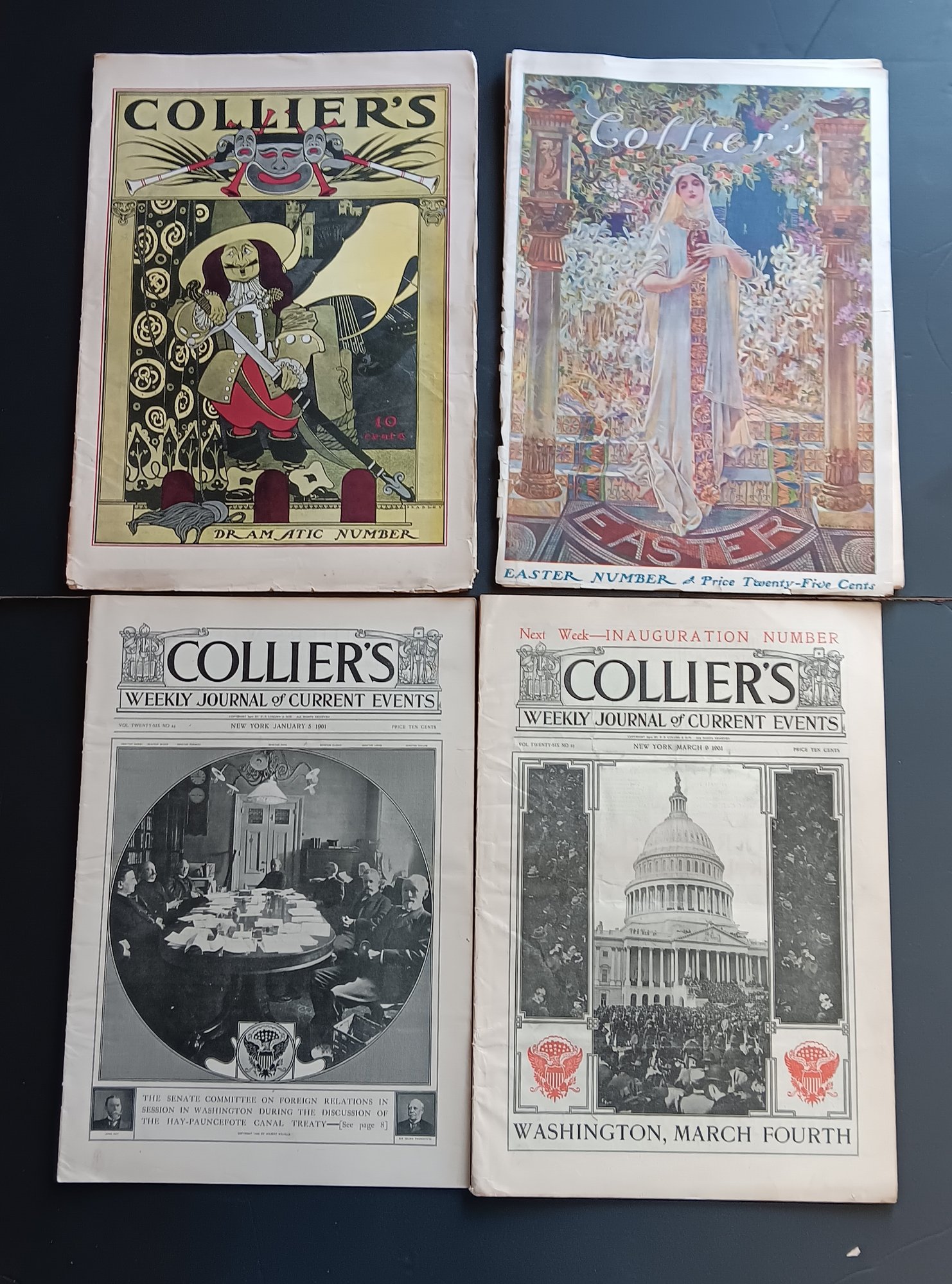 Generous 40 Copies Of Colliers Weekly Journal Of Current Events, All ...